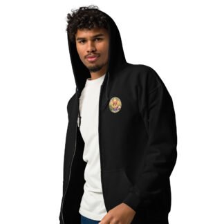 "Bunny Bear's Jalapeno Dill" Zip-up Hoodie